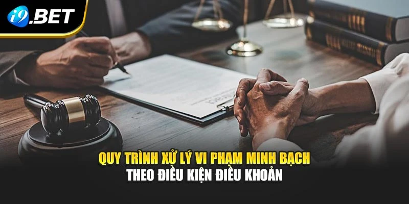 Quy trình xử lý vi phạm minh bạch theo điều kiện điều khoản